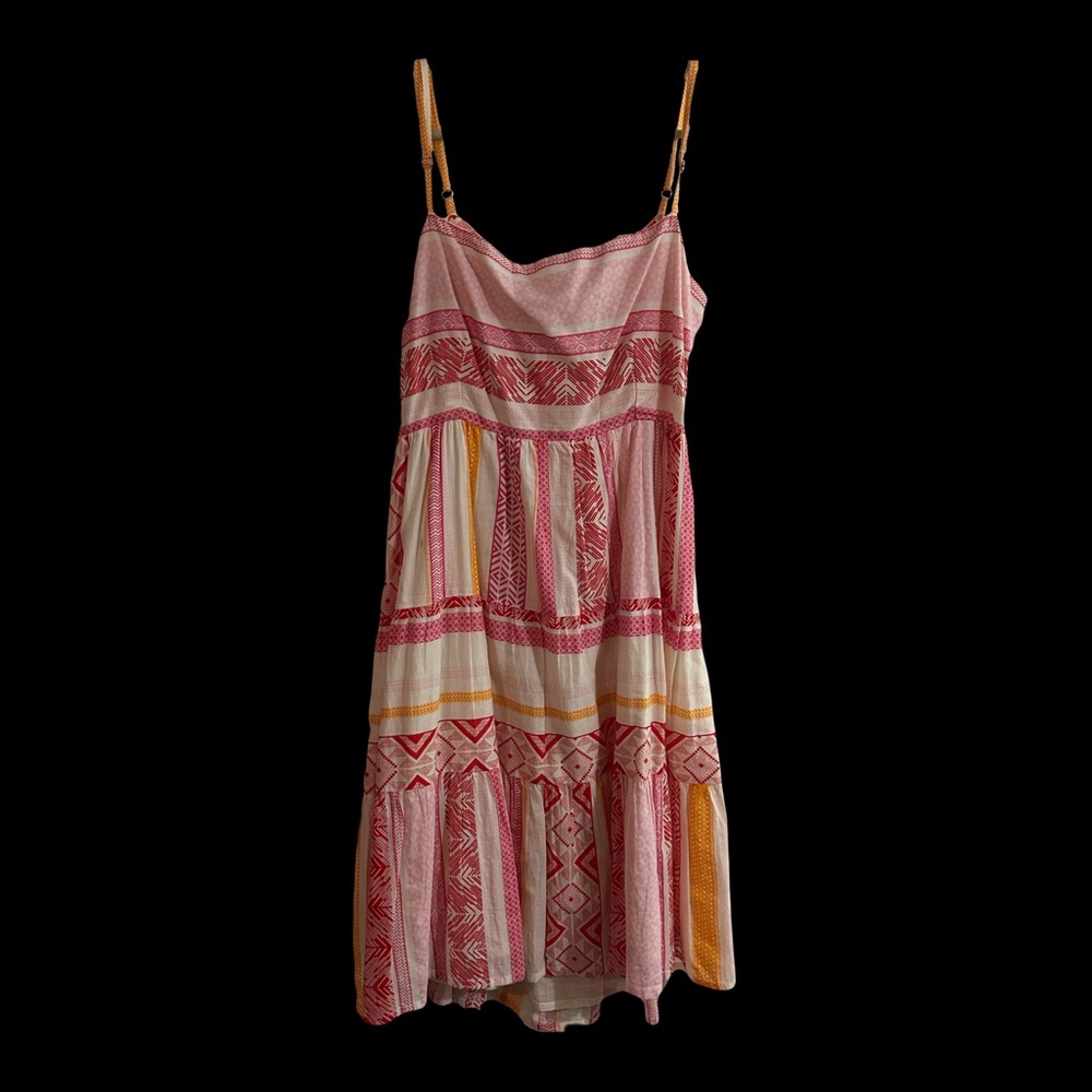 Chic Vibrant Patterned Mini Dress